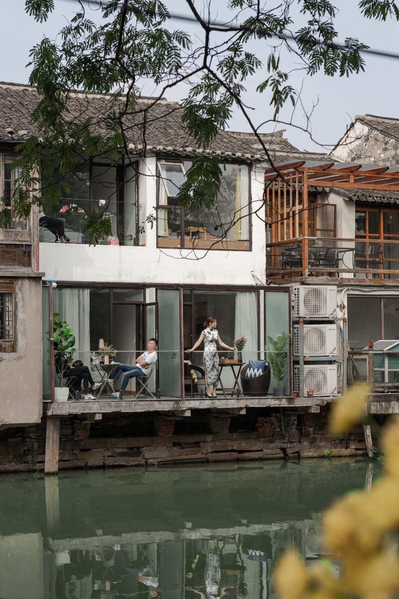 Tongli Slowlife River View Inn Сучжоу Екстер'єр фото