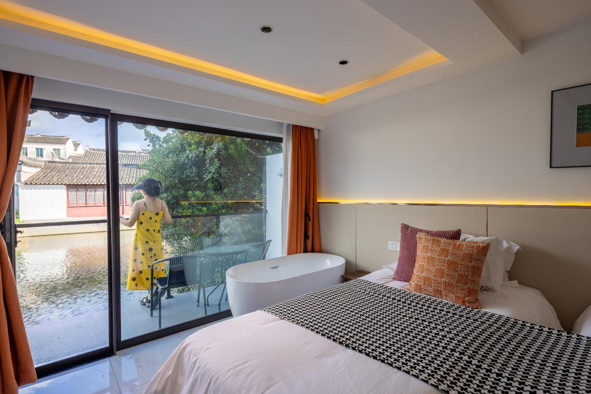 Tongli Slowlife River View Inn Сучжоу Екстер'єр фото