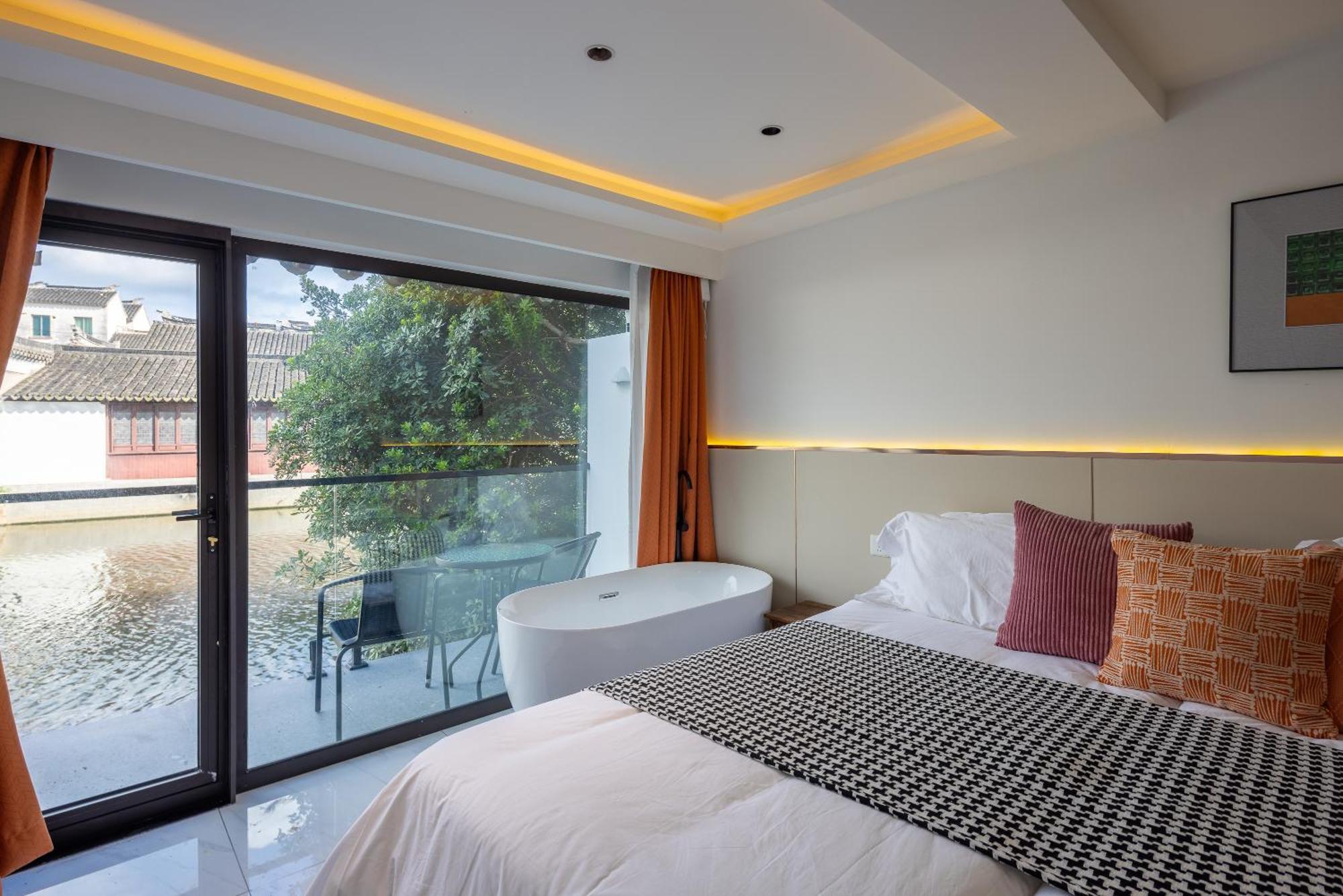 Tongli Slowlife River View Inn Сучжоу Екстер'єр фото